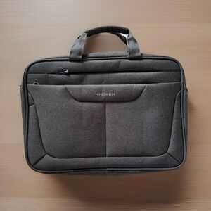 Kroser Black Oxford 15.6 inch Laptop Bag Briefcase Messenger Tech Slim